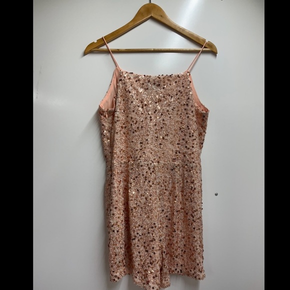 CeCe Desert Floral Sequin Romper - Picture 4 of 8